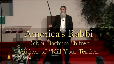 AMERICA'S RABBI SPEAKS TO THE REDDING TEA PARTY
